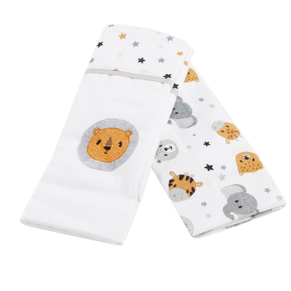 Kit Cueiro Com 2 Peças 80X80 Cm Havan Baby - Safari