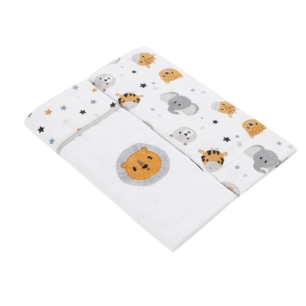 Kit Cueiro Com 2 Peças 80X80 Cm Havan Baby - Safari