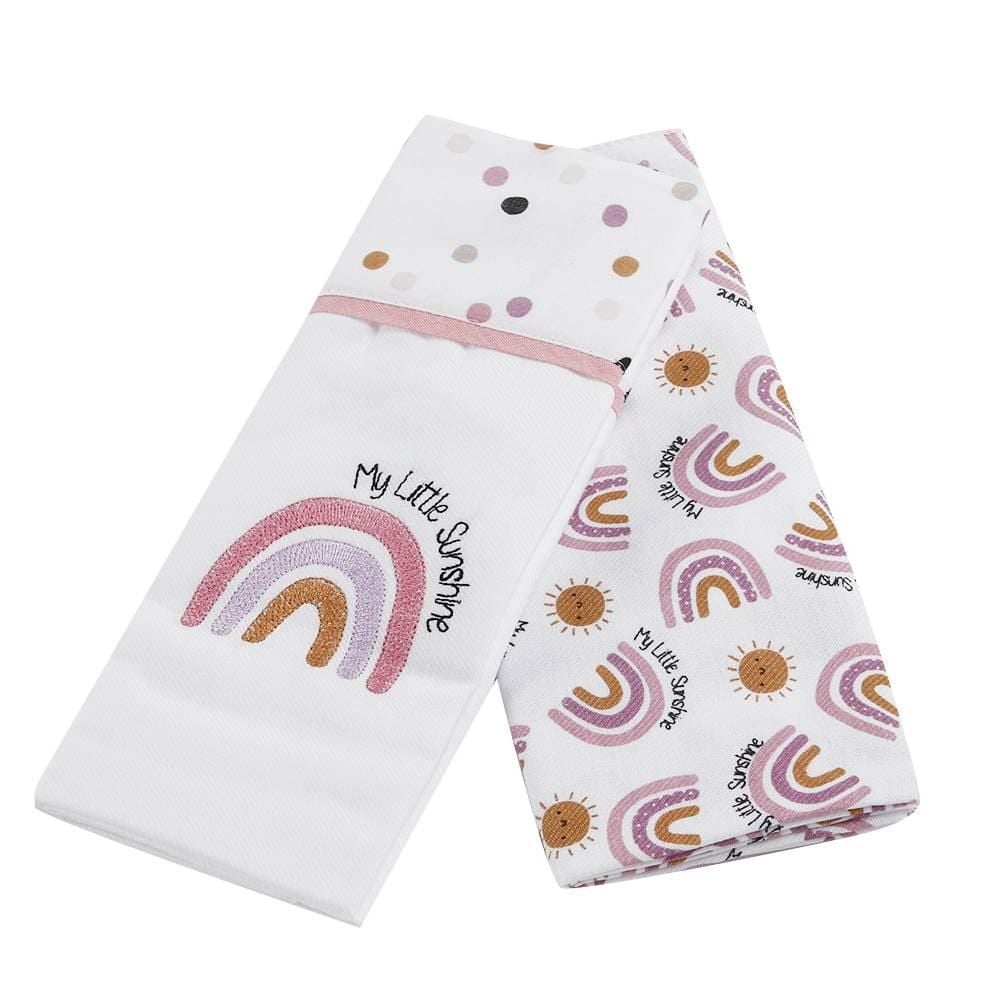Kit Cueiro Com 2 Peças 80X80 Cm Havan Baby - Arco-Íris