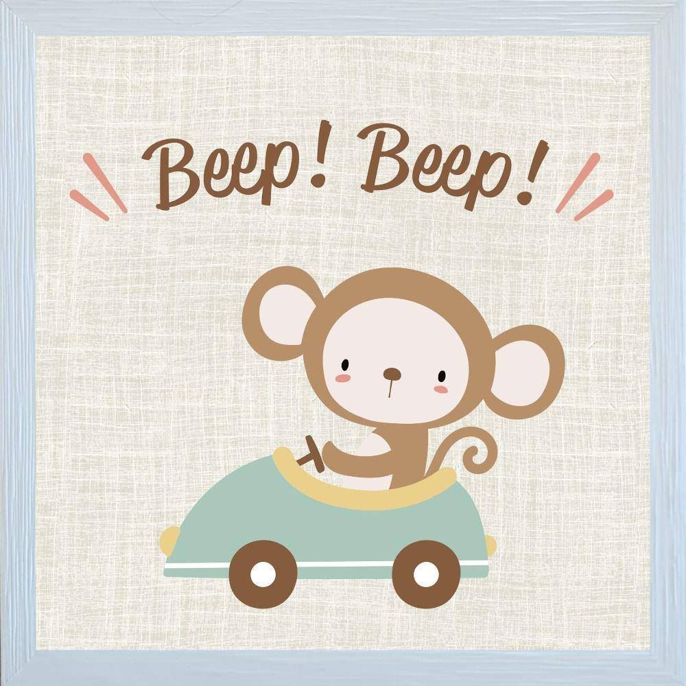 Kit De Quadros Decor Baby 3 Peças - Beep Beep 2