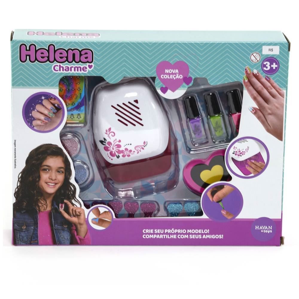 Kit De Unhas Helena Charme Havan Toys - HBR0670