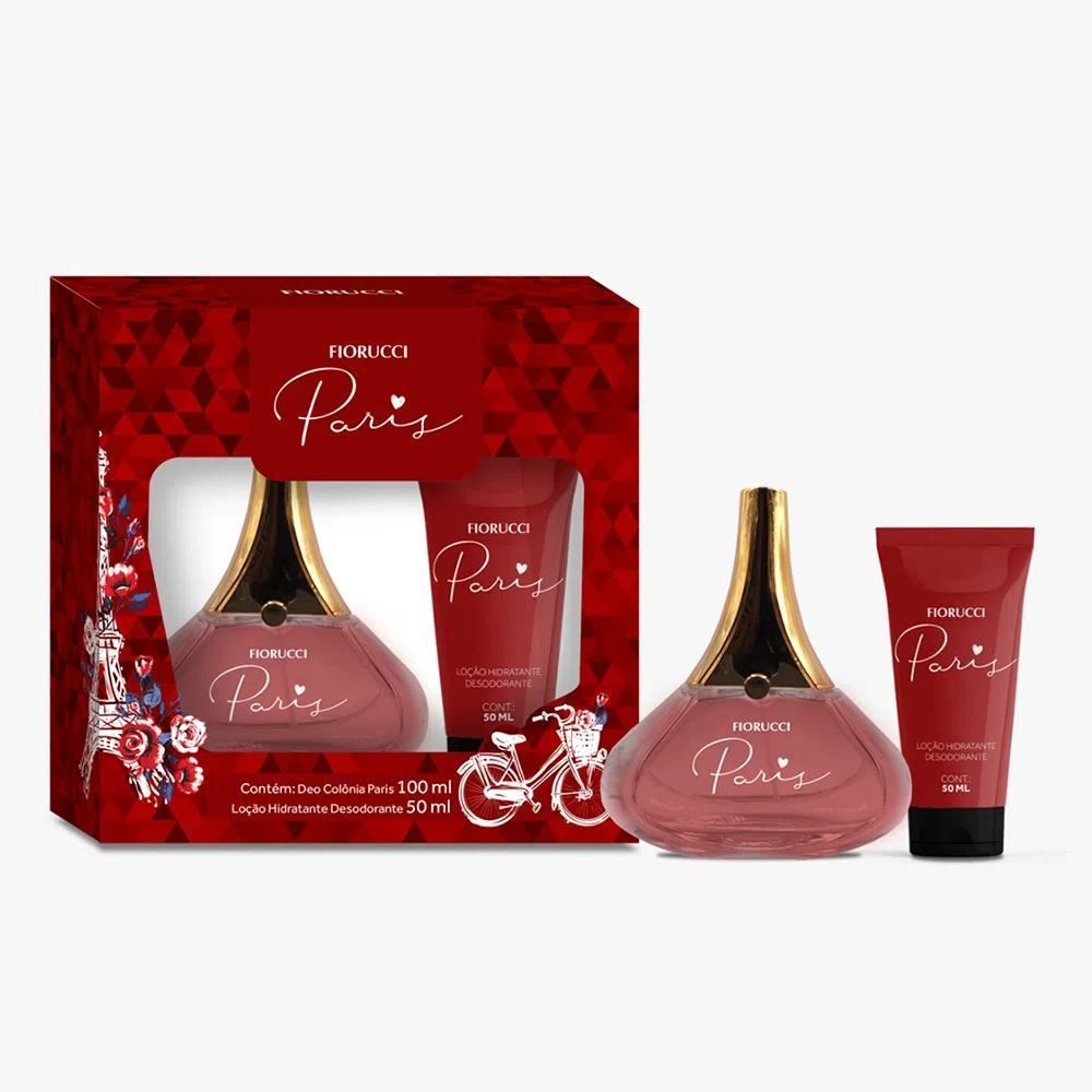 Kit Deo Colônia Paris 100Ml E Loção Hidratante 50Ml - Paris