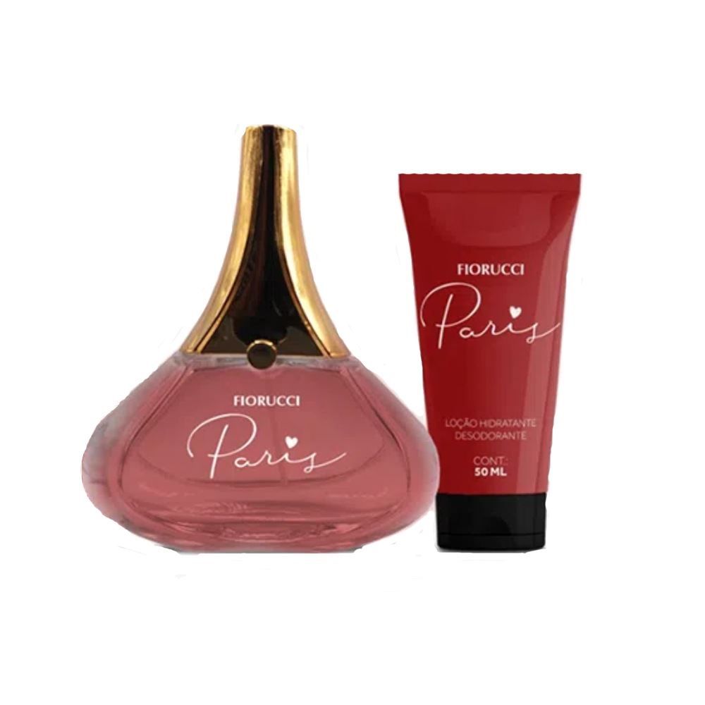 Kit Deo Colônia Paris 100Ml E Loção Hidratante 50Ml - Paris