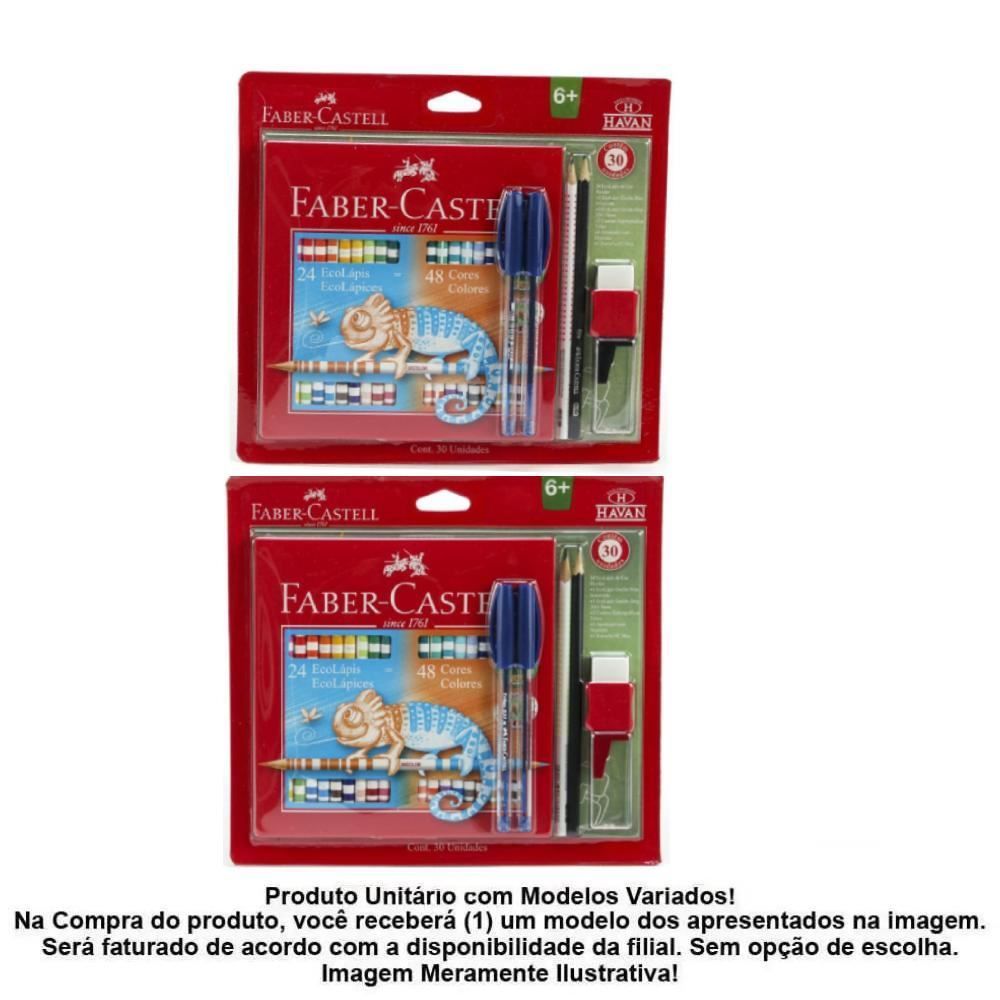 Kit Escolar Faber Castell - 30 Unidades
