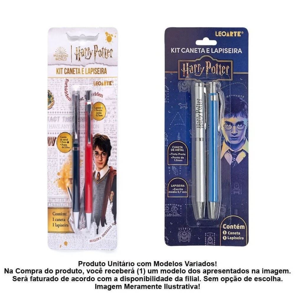 Kit Escolar Harry Potter Caneta e Lapiseira Leoarte - Sortido