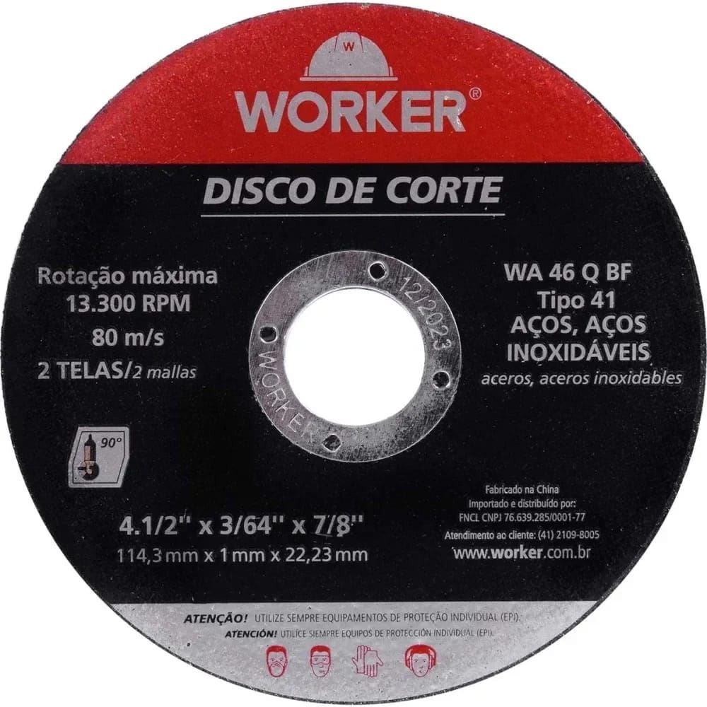 Kit Esmerilhadeira Furadeira 24Pçs Worker - 127V