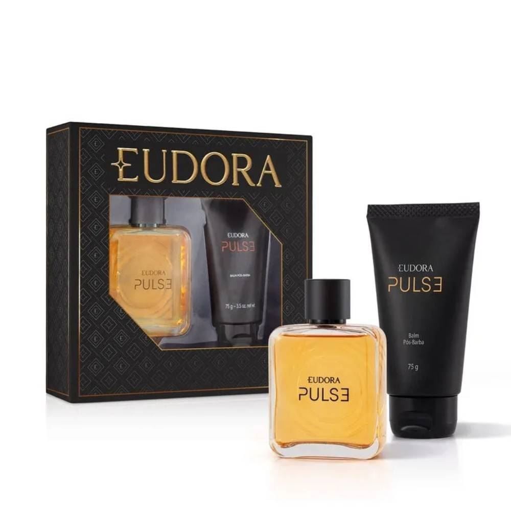 Kit Eudora Pulse Deo Colônia 100Ml E Balm Pós-Barba 75G - Pulse