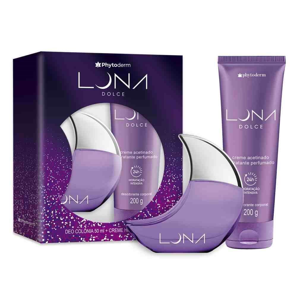 Kit Feminino Luna Dolce Deo Colônia 50Ml + Creme Corporal 200Ml - Phytoderm