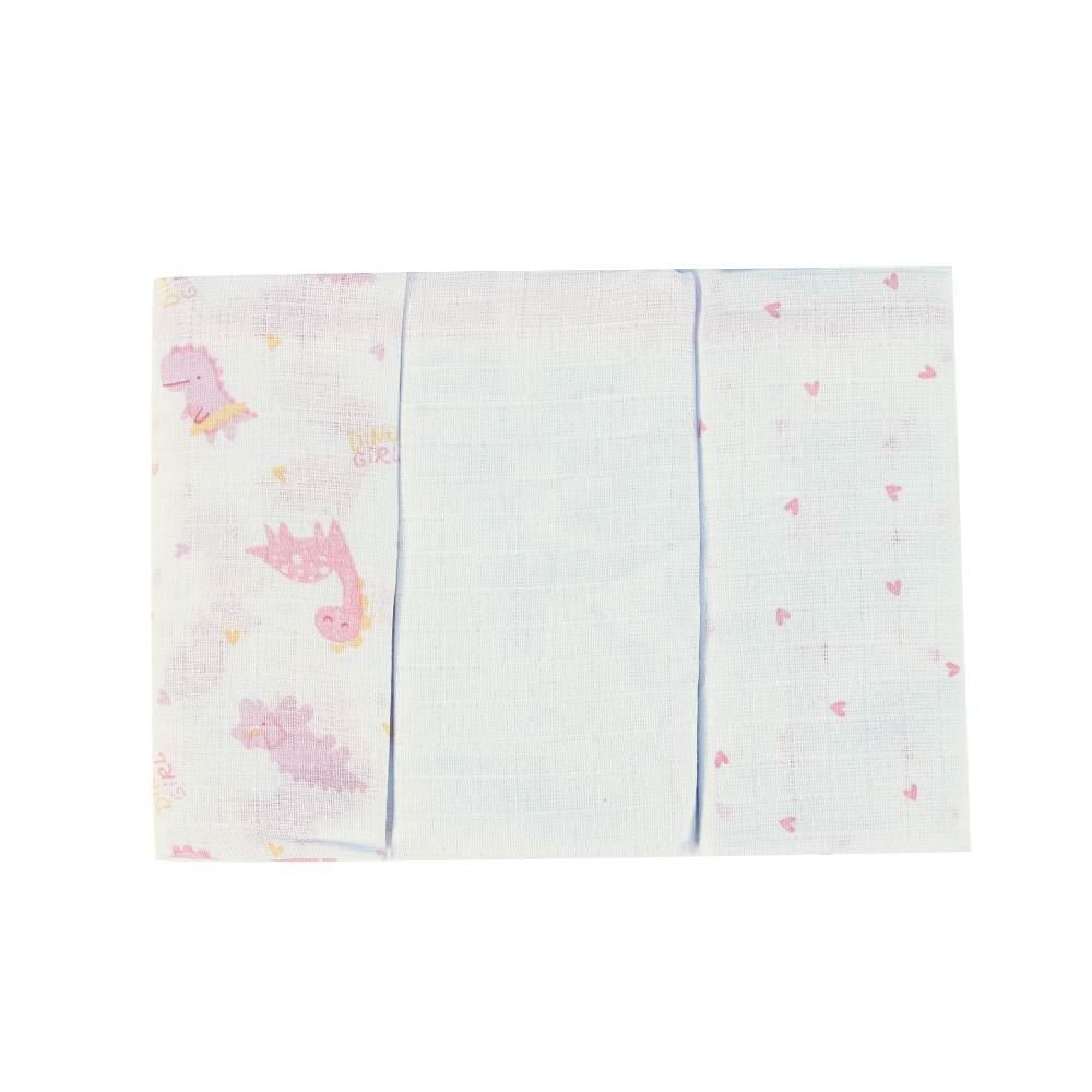 Kit Fralda Prime Havan Baby - Dino Rosa