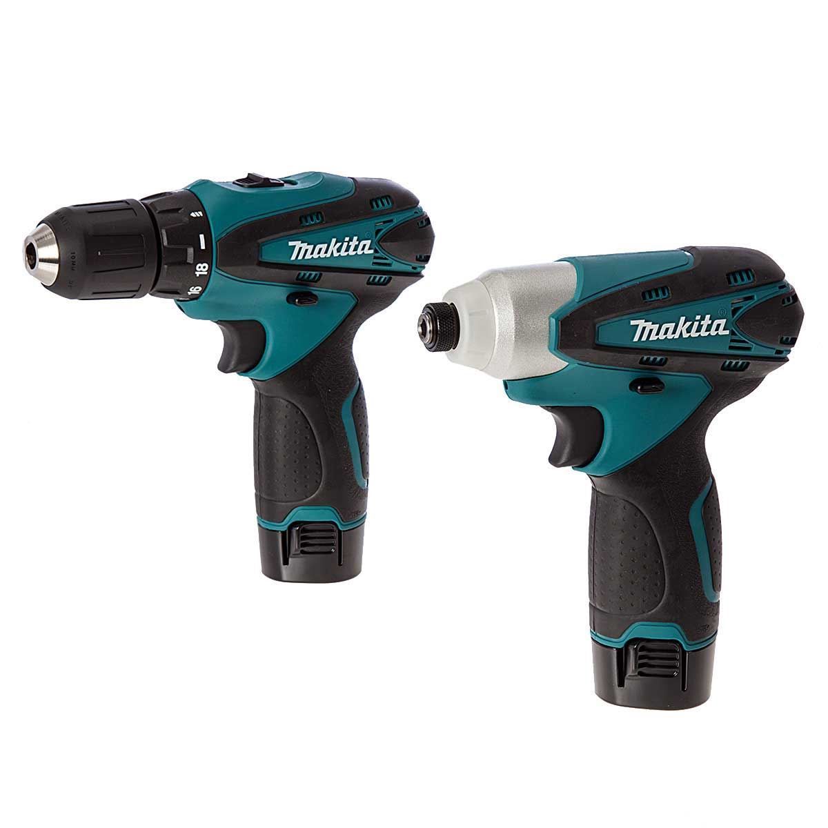 Kit Furadeira E Parafusadeira 12 Volts Makita Lct204 - Bivolt