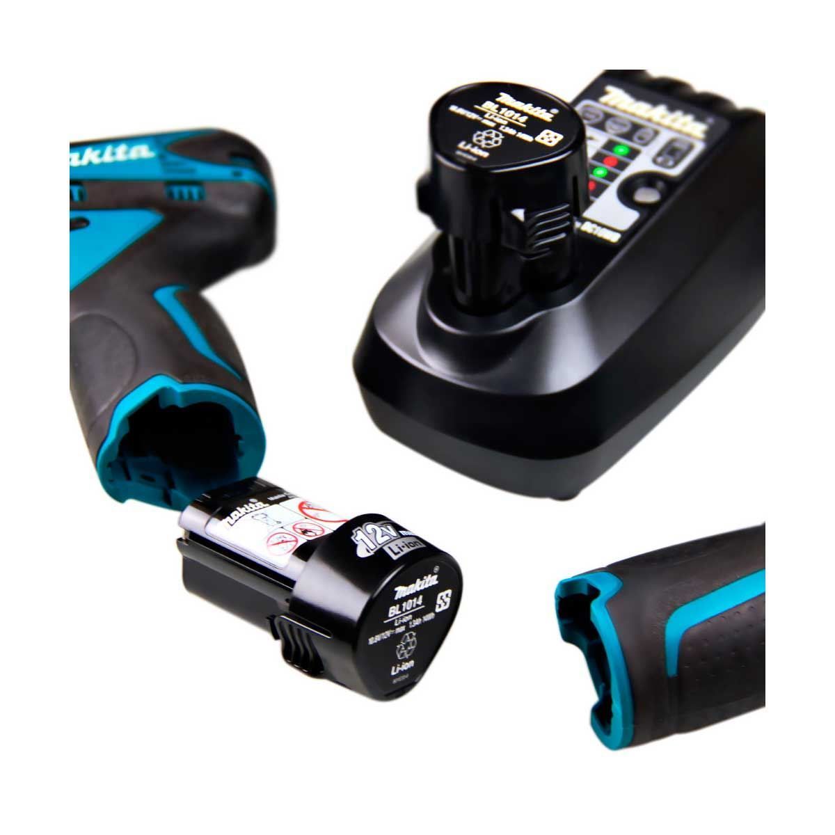 Kit Furadeira E Parafusadeira 12 Volts Makita Lct204 - Bivolt