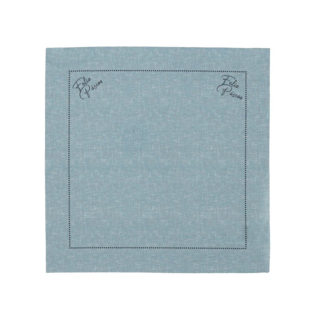 Kit Guardanapo 4 Peças Páscoa - Xadrez Verde