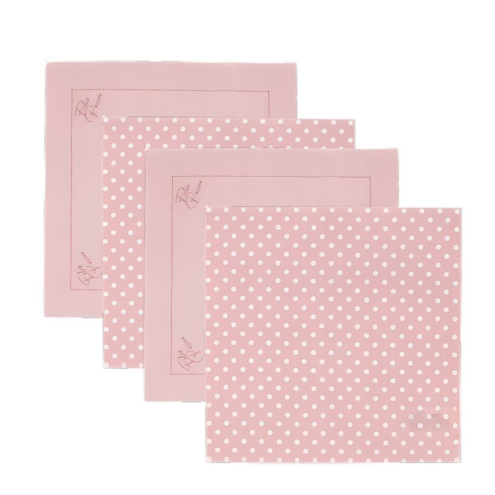 Kit Guardanapo 4 Peças Páscoa - Poa Rosa