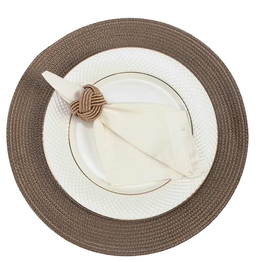 Kit Guardanapo Elegance Havan Casa 4 Peças - Off White