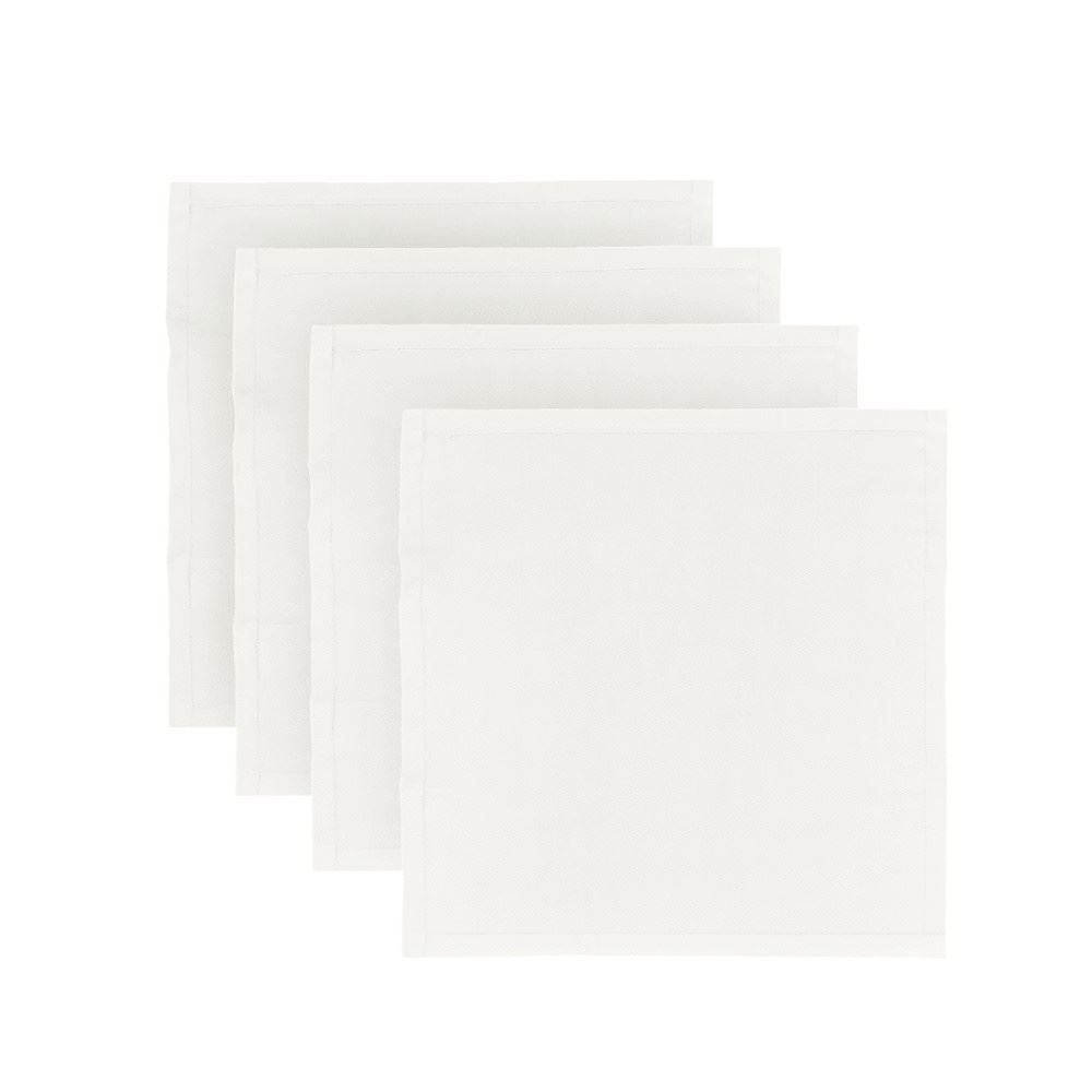 Kit Guardanapo Elegance Havan Casa 4 Peças - Branco