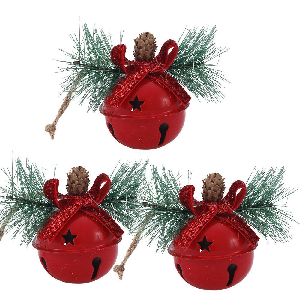 Kit Guizo De Natal Vermelho Com 3 Unidades 6 Cm Havan Casa - ST79645