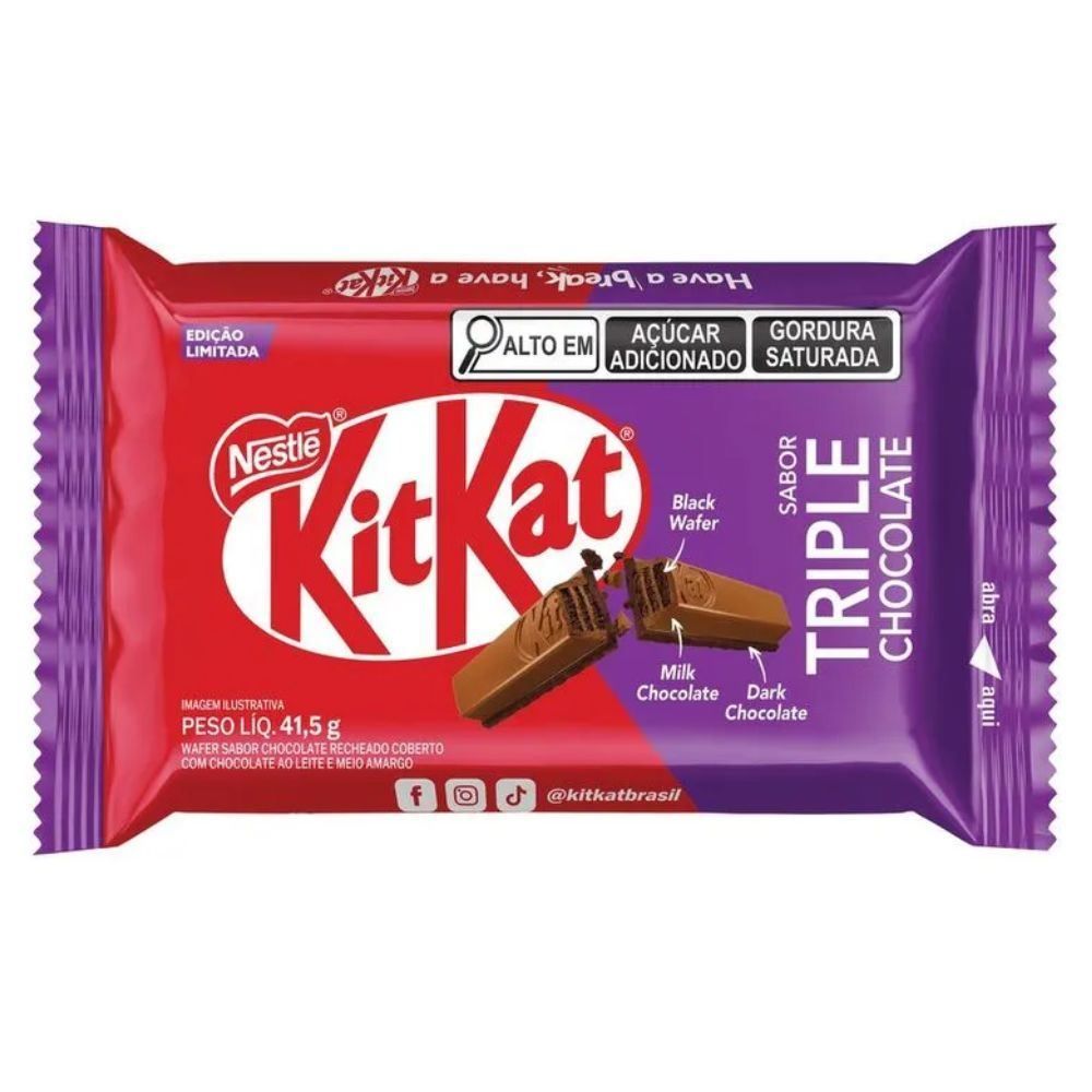 Kit Kat Triplo Chocolate Nestlé - 41,5g
