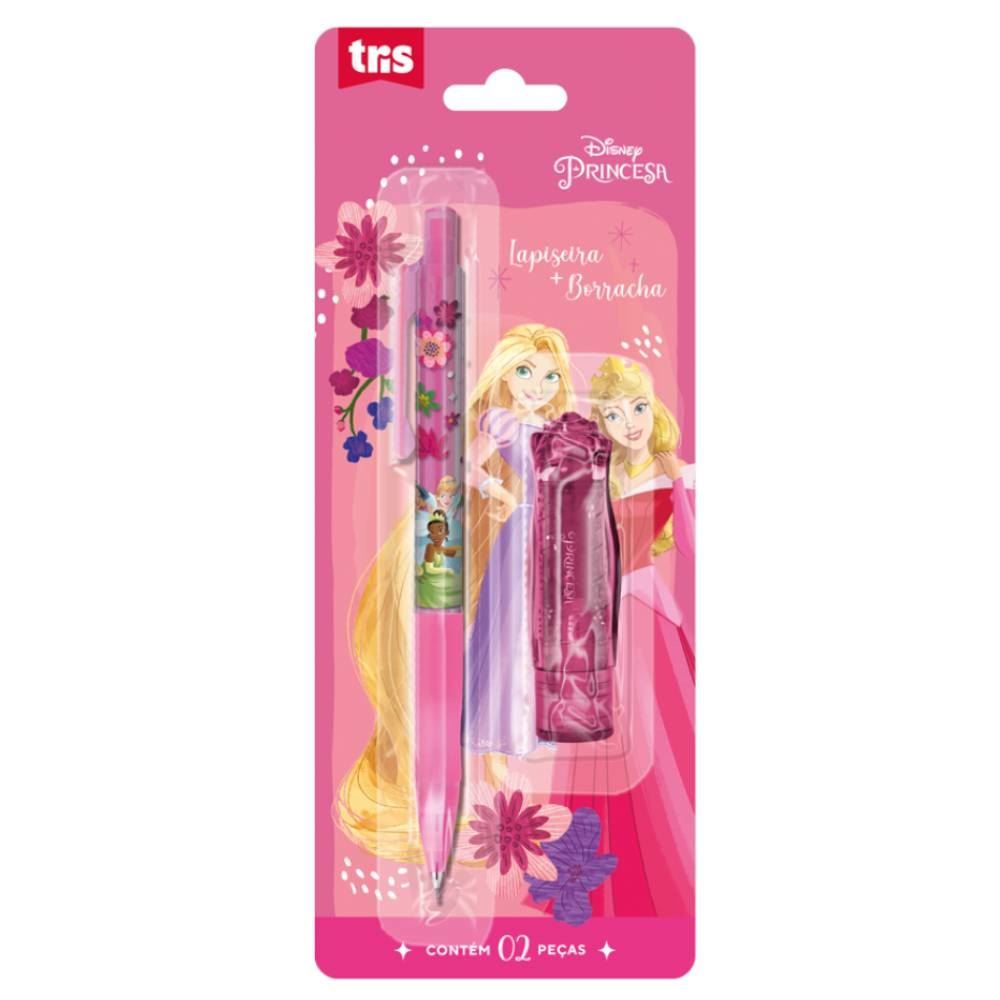 Kit Lapiseira E Borracha Princesas Tris - 609836