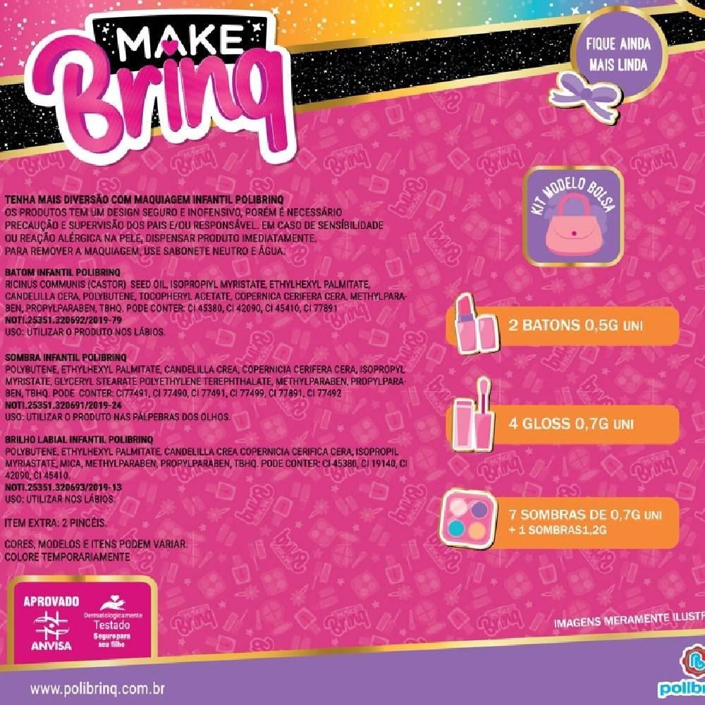 Kit Maquiagem Infantil Polibrinq - MK06