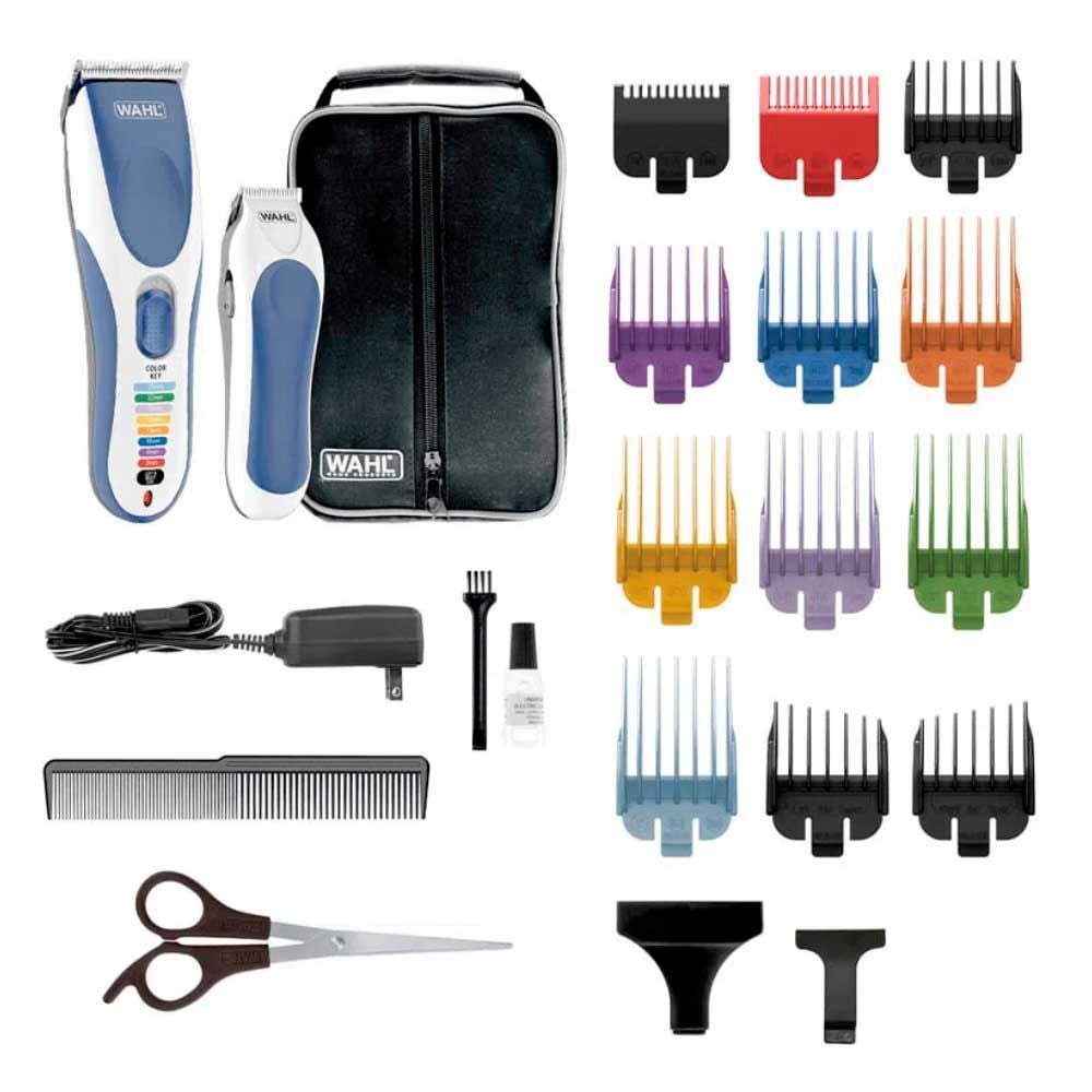 Kit Máquina De Corte E Acabamento Sem Fio Color Pro Wahl - Bivolt