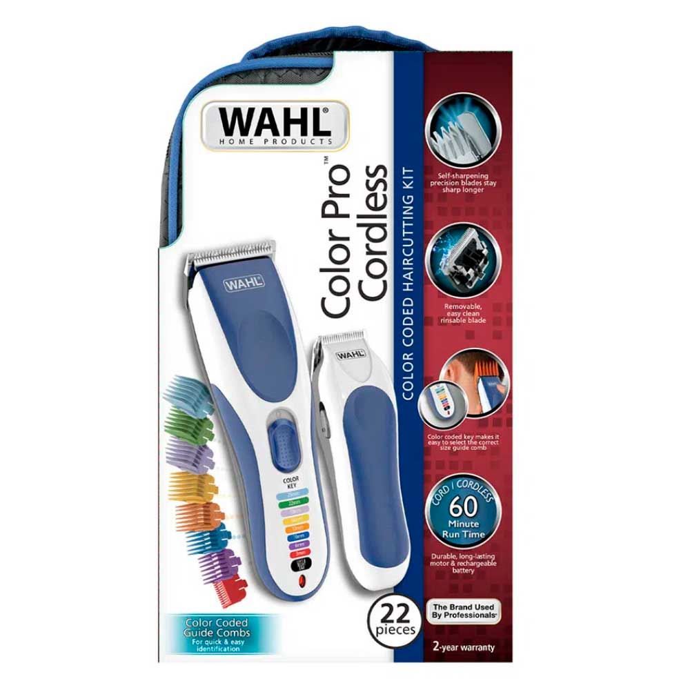 Kit Máquina De Corte E Acabamento Sem Fio Color Pro Wahl - Bivolt
