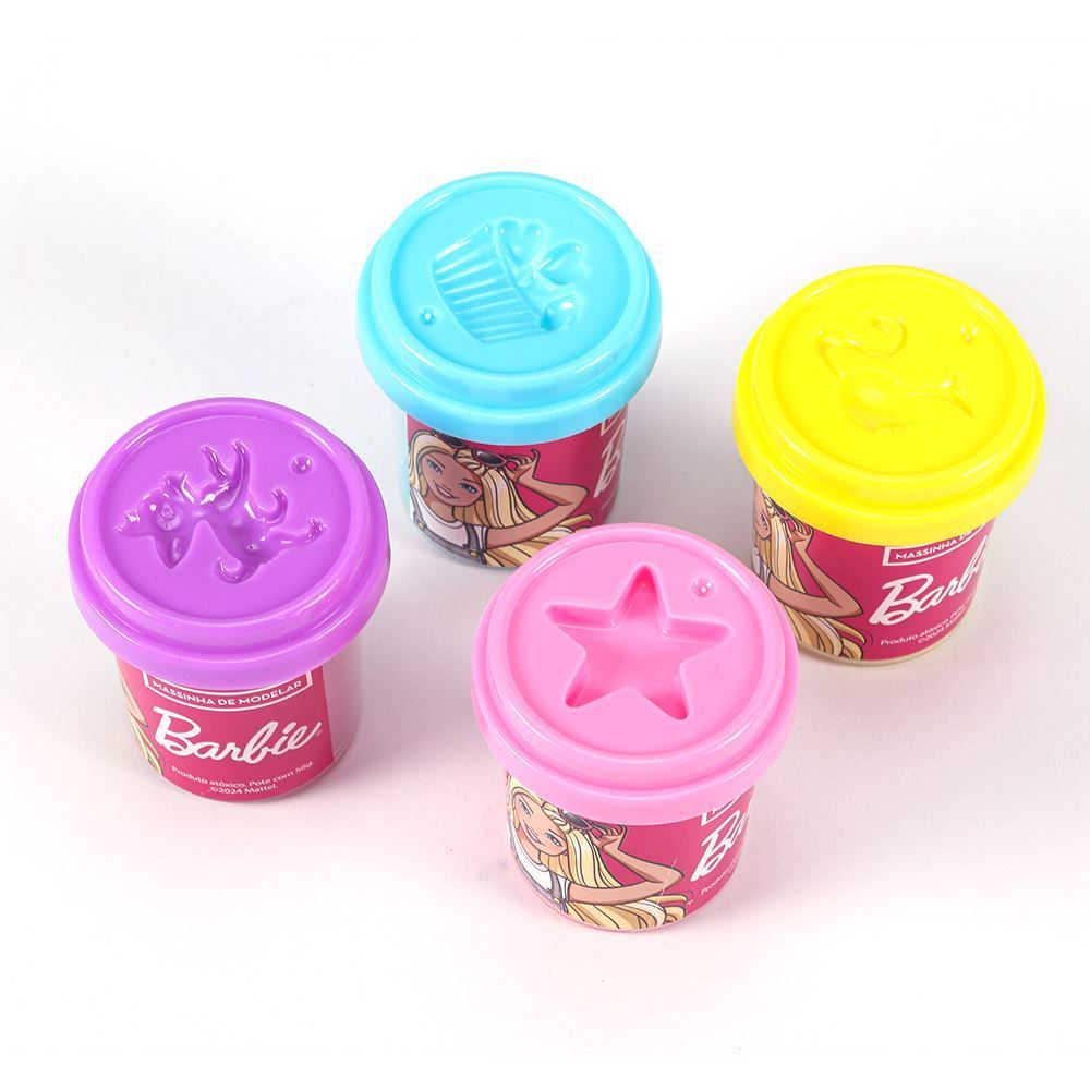 Kit Massinha Barbie 4 Potes Fun - F0012-6