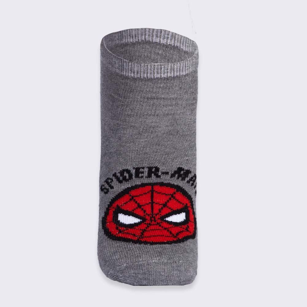 Kit Meia 2 Pares Cano Curto Homem-Aranha Marvel