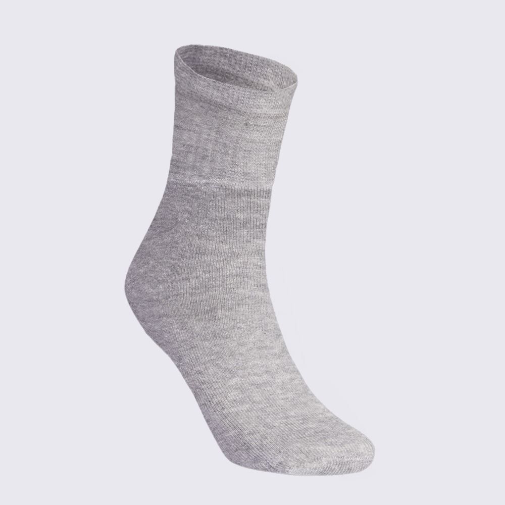 Kit Meia 3 Pares Cano Médio Hot Dog - Mescla 34/38