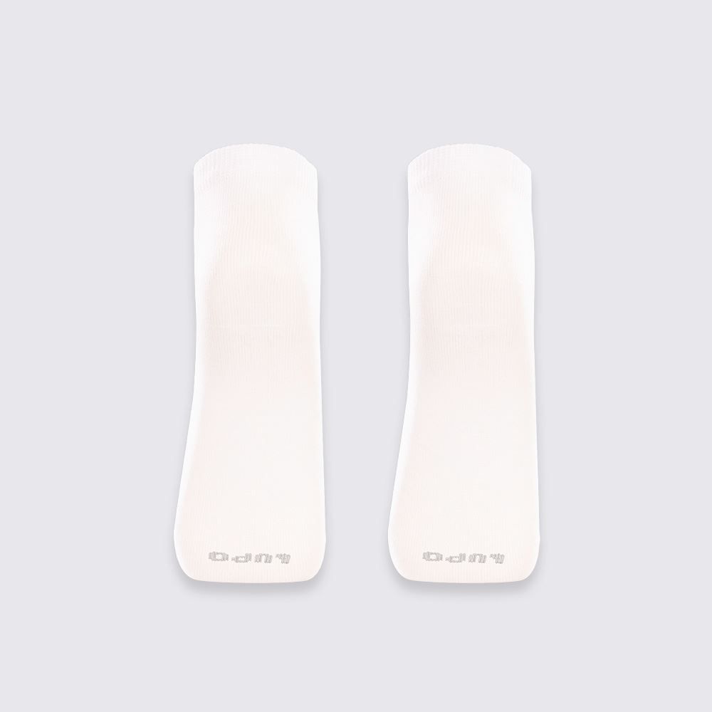 Kit Meia Infantil Cano Curto Lupo - Branco 30/36