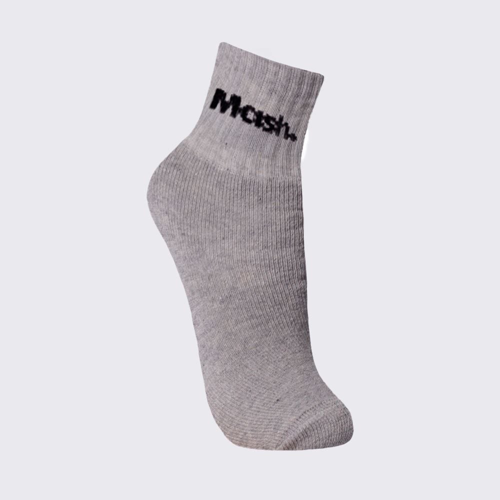 Kit Meia Masculina com 3 Pares Cano Curto Esportiva Mash - Br/Cz/Pt 39/43