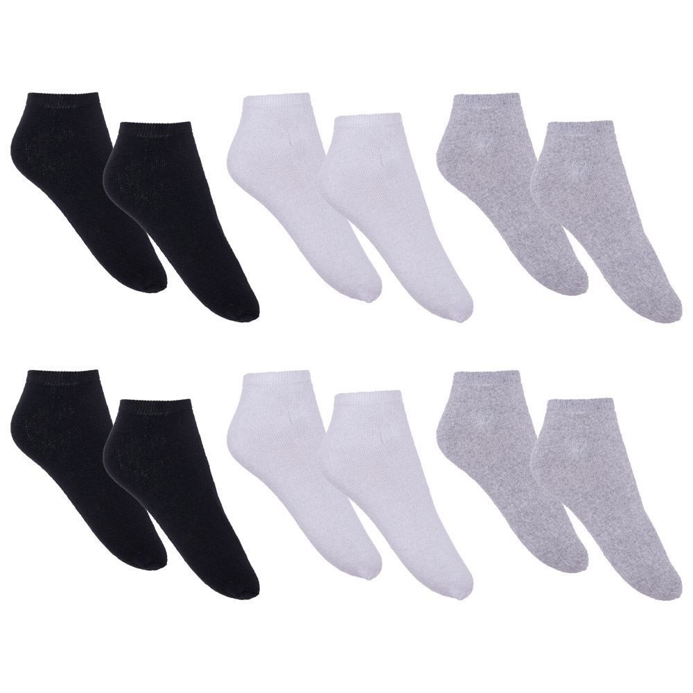 Kit Meia Sapatilha 6 Pares Risk - SORTIDO 39/43