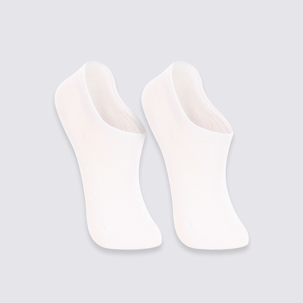 Kit Meia Sapatilha com 2 Pares Lupo - Branco 34/39