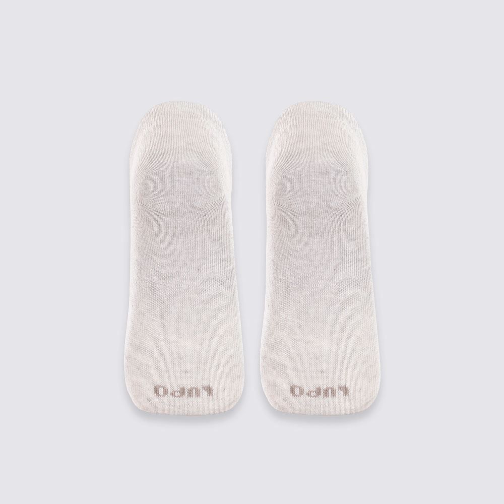 Kit Meia Sapatilha com 2 Pares Lupo - Cinza 34/39