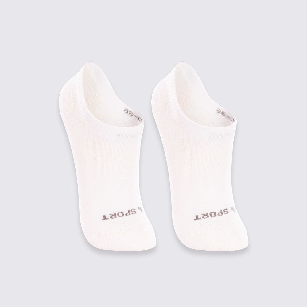 Kit Meia Sapatilha Infantil com 2 Pares Lupo - Branco 30/36