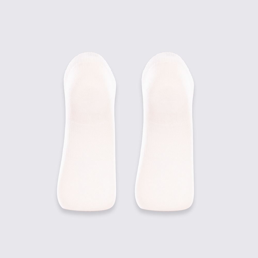 Kit Meia Sapatilha Infantil com 2 Pares Lupo - Branco 24/29