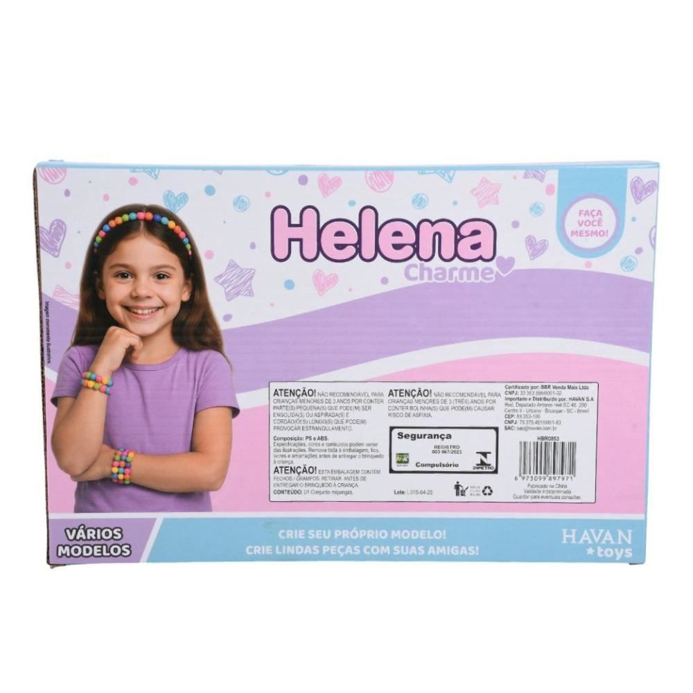 Kit Miçangas Arco-Íris Helena Havan Toys - HBR0853