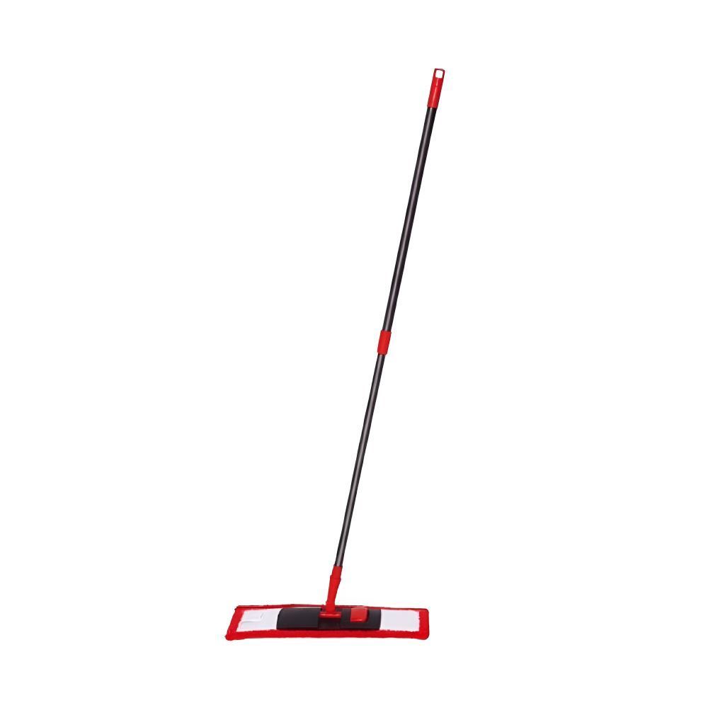 Kit Mop Flat Microfibra Powermaid - Vermelho e Cinza