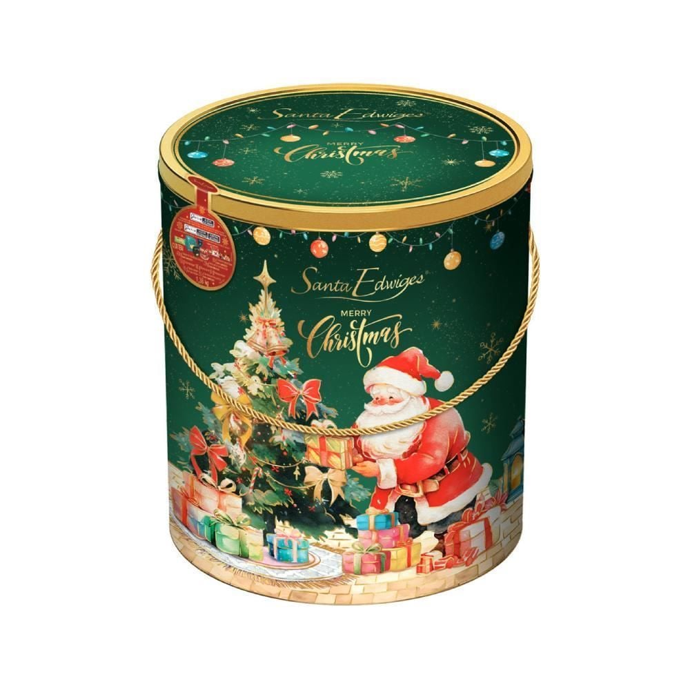 Kit Natalino Em Lata Santa Edwiges 1380G - Sortido