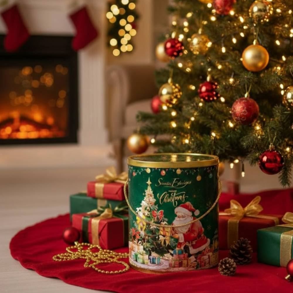 Kit Natalino Em Lata Santa Edwiges 1380G - Sortido