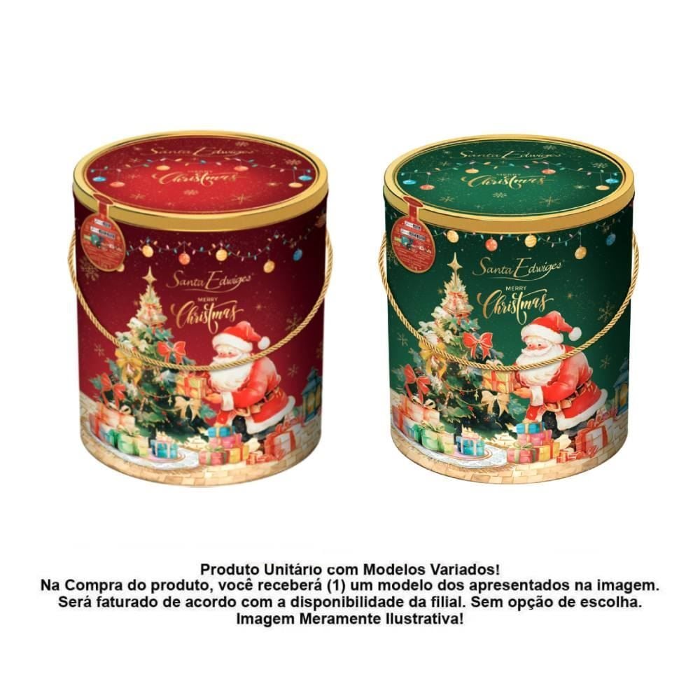 Kit Natalino Em Lata Santa Edwiges 1380G - Sortido