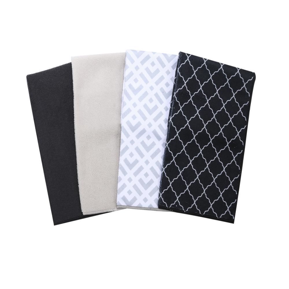 Kit Panos Multiuso 4 Peças Pratik Havan Casa - Cinza