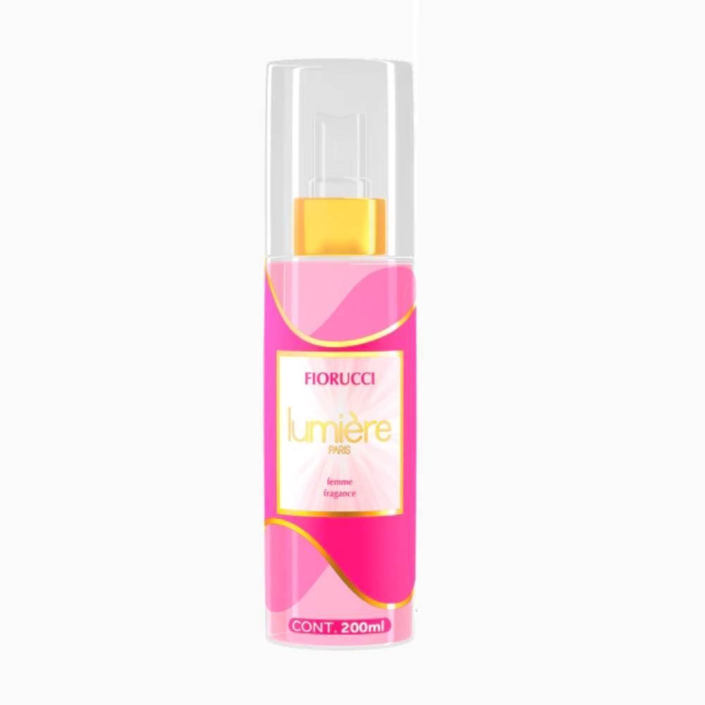 Kit Perfume Feminino Splash Lumière 200Ml + Loção Hidratante 150Ml - Fiorucci