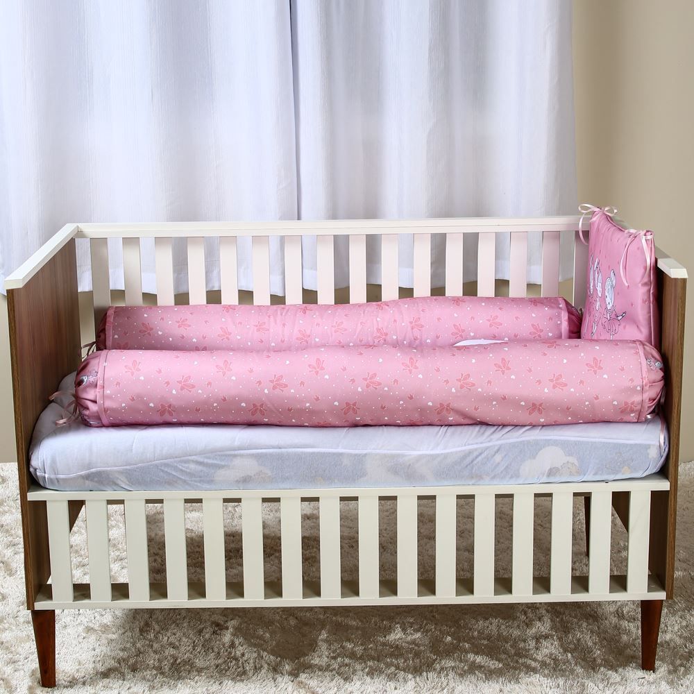 Kit Protetor De Berço Slim Havan Baby 3 Pçs - Bailarina