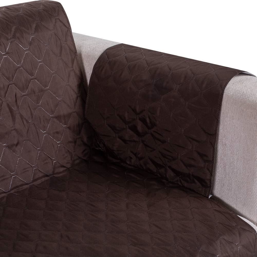 Kit Protetor de Sofa 2 e 3 Lugares Havan Casa - Cacau