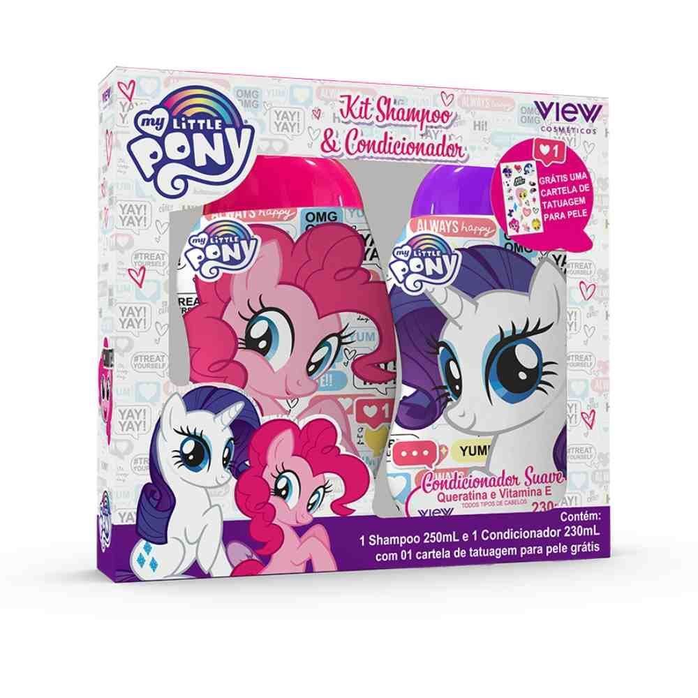 Kit Shampoo 250 Ml + Condicionador 230Ml My Little Pony View - Infantil