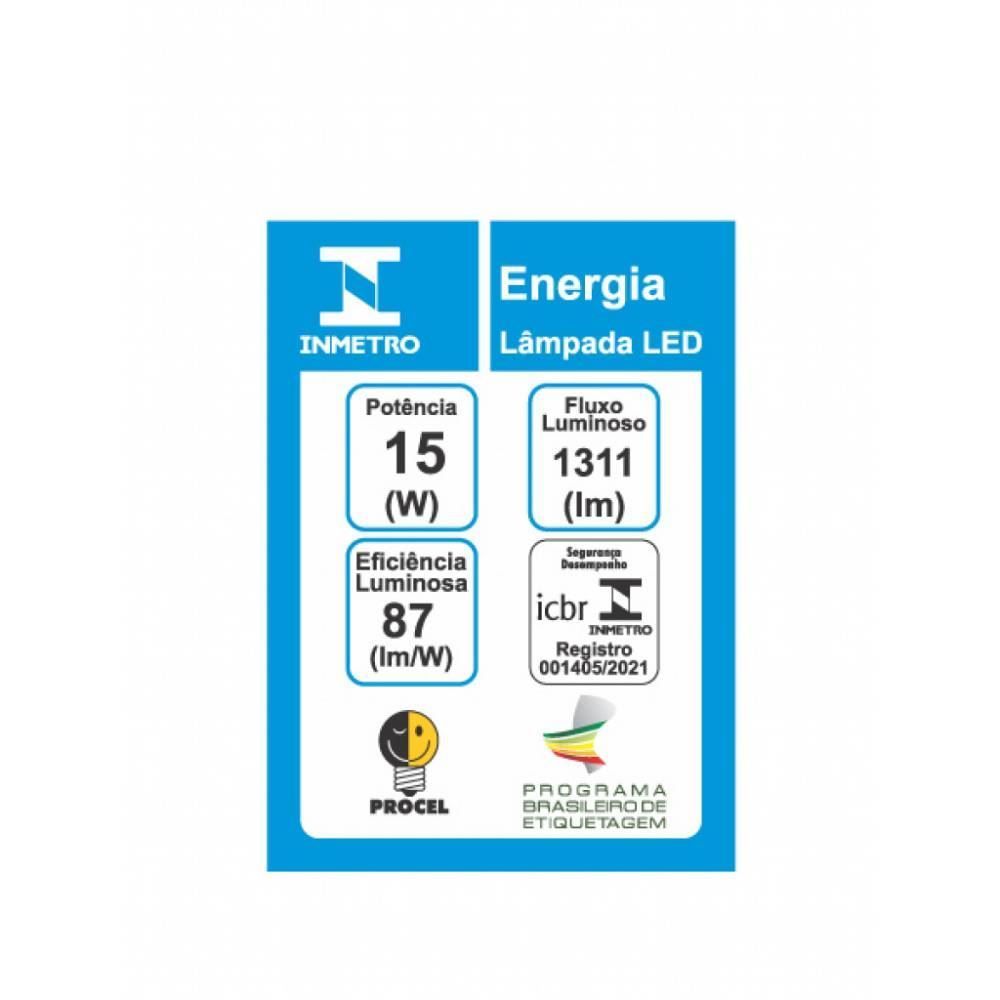 Lâmpada De Led Taschibra 15W Luz Branca Neutra 4000K Tkl90 - AutoVolt