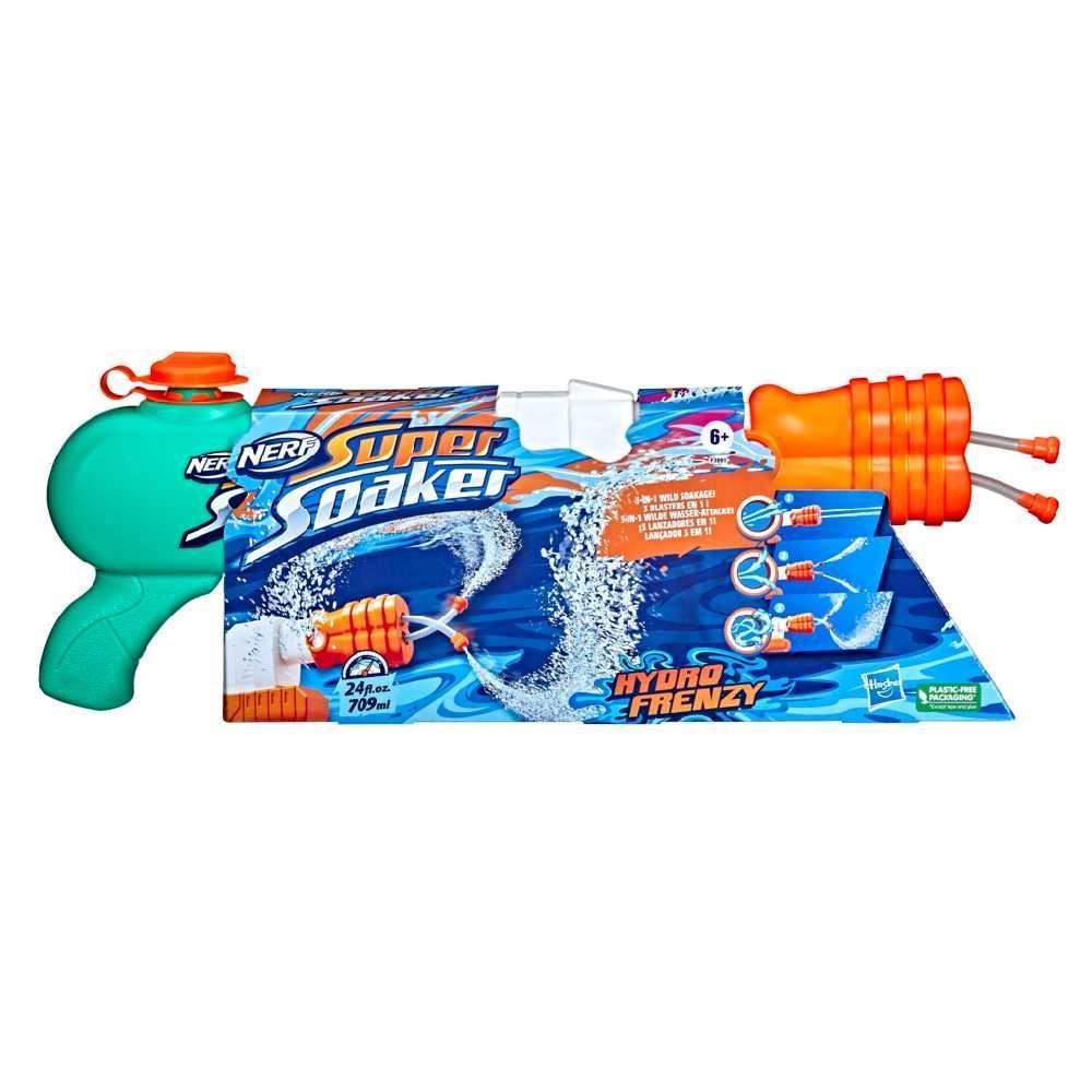 Lança Água Nerf Super Soaker Hydro Frenzy Hasbro - F3891