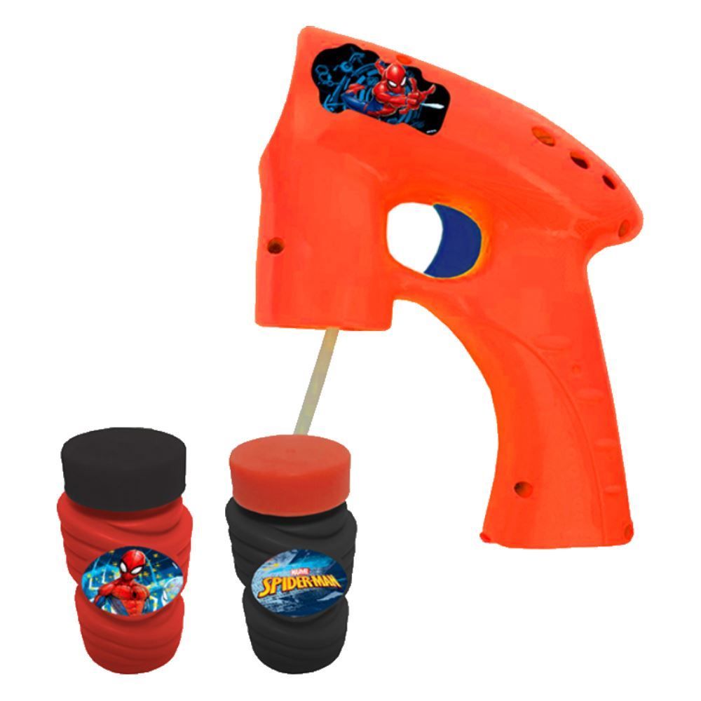 Lança Bolhas Elétrico Com Luz Spiderman - YD-549