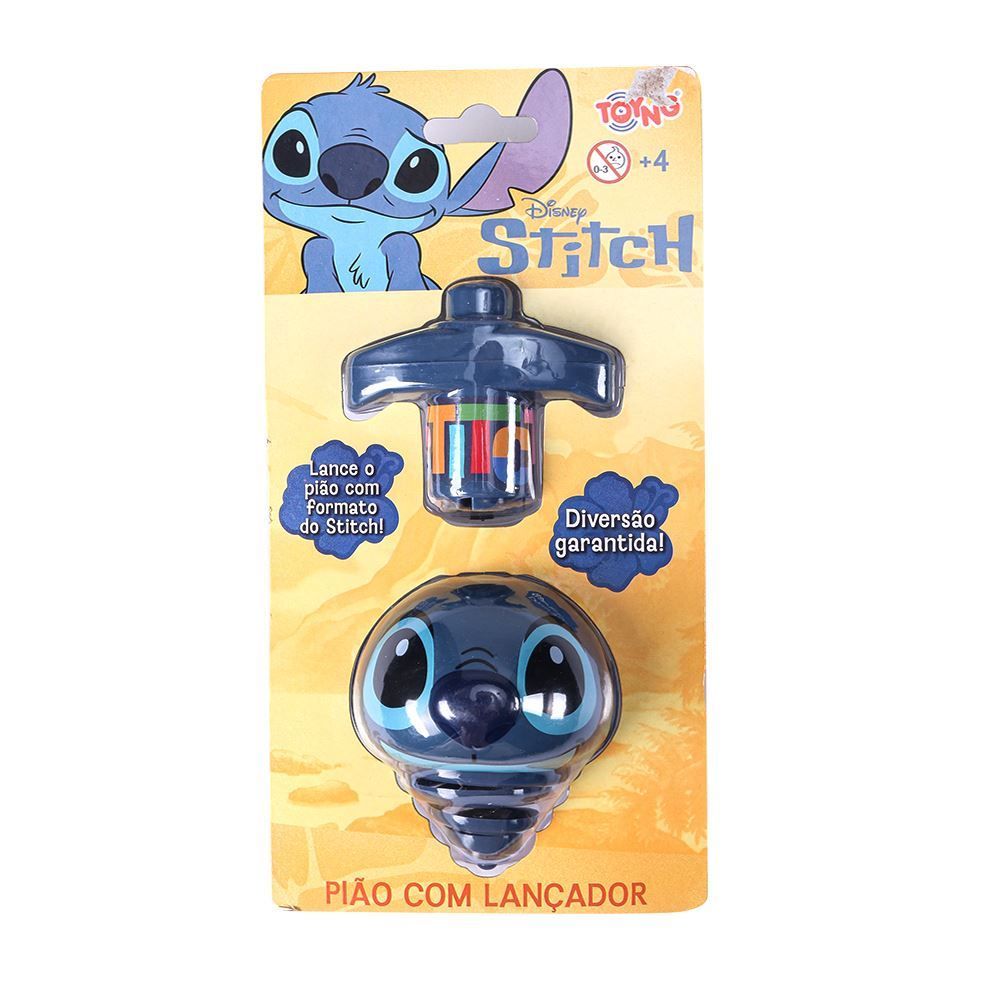 Lança Pião Disney Stitch Toyng - 59190