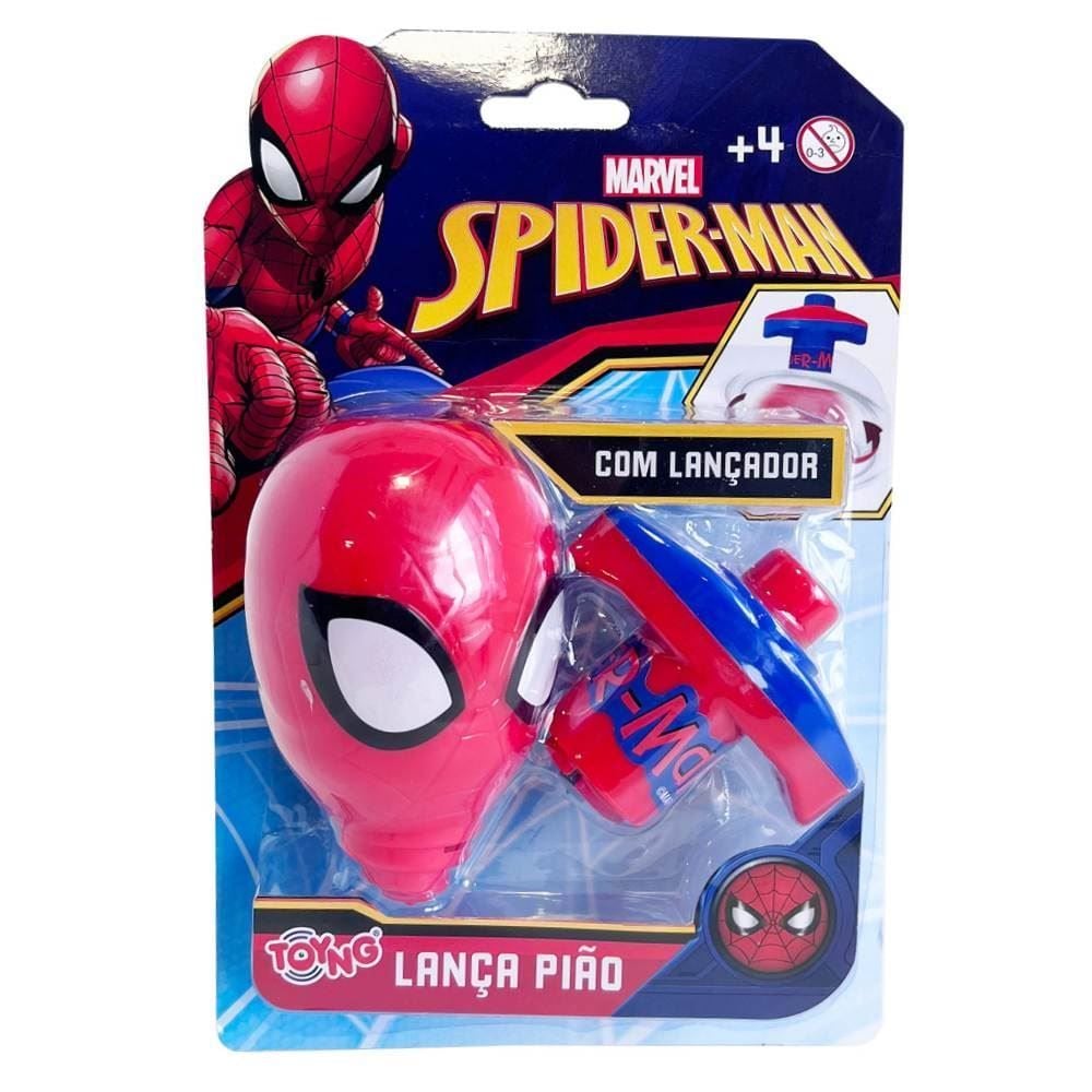 Lança Pião Homem-Aranha Toyng